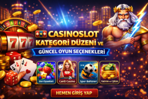 Casinoslot Kategori Düzeni